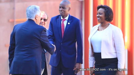 Haiti President Jovenel Moise welcomes Naomi Osaka and Family to